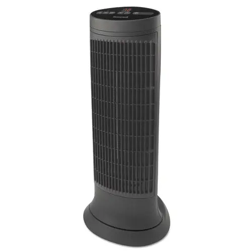 Digital Tower Heater, 750 - 1500 W, 10 1-8" X 8" X 23 1-4", Black 1