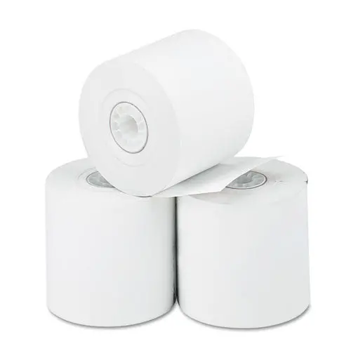 Direct Thermal Printing Thermal Paper Rolls, 2.25" X 165 Ft, White, 3-Pack 1