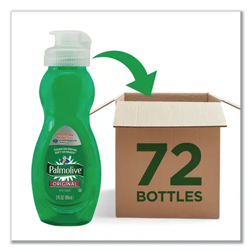 Dishwashing Liquid, Original Scent, 3Oz Bottle, 72-Carton 1
