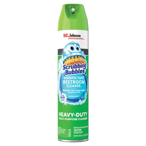 Disinfectant Restroom Cleaner Ii, Rain Shower Scent, 25 Oz Aerosol Can, 12-Carton 1