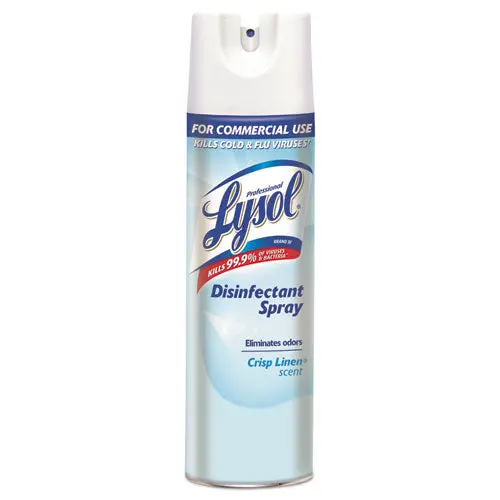 Disinfectant Spray, Crisp Linen, 19 Oz Aerosol Spray, 12-Carton 1