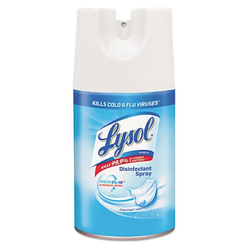 Disinfectant Spray, Crisp Linen, 7 Oz Aerosol Spray, 12-Carton 1