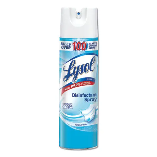 Disinfectant Spray, Crisp Linen Scent, 19 Oz Aerosol 1