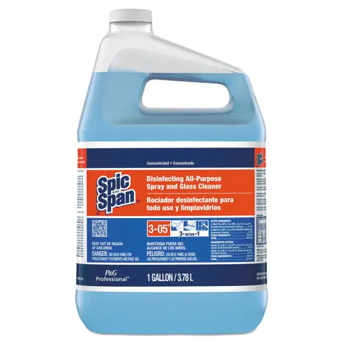 Disinfecting All-Purpose Spray And Glass Cleaner, Concentrated, 1 Gal, 2-Carton 1