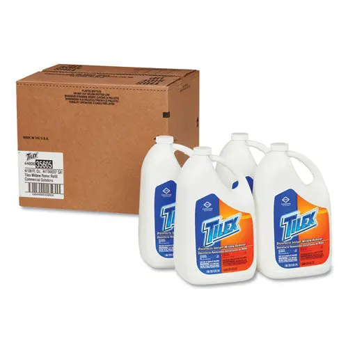 Disinfects Instant Mildew Remover, 128 Oz Refill Bottle, 4-Carton 1
