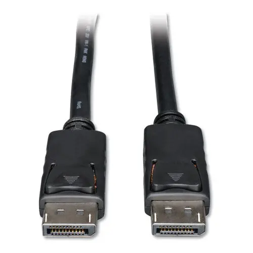 Displayport Cable With Latches (M-M), 4K X 2K 3840 X 2160 @ 60Hz, 3 Ft. 1
