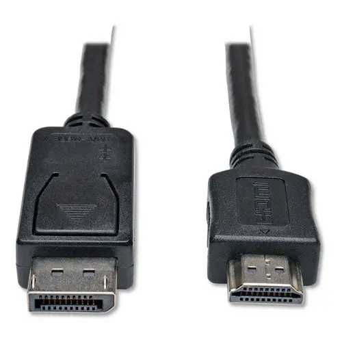 Displayport To Hdmi Cable Adapter (M-M), 10 Ft., Black 1