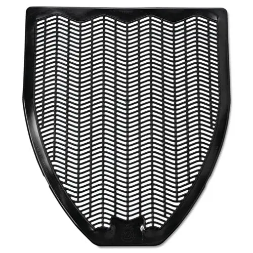 Disposable Urinal Floor Mat, Nonslip, Fresh Blast Scent, 17 1-2 X 20 3-8, Black, 6-Carton 1