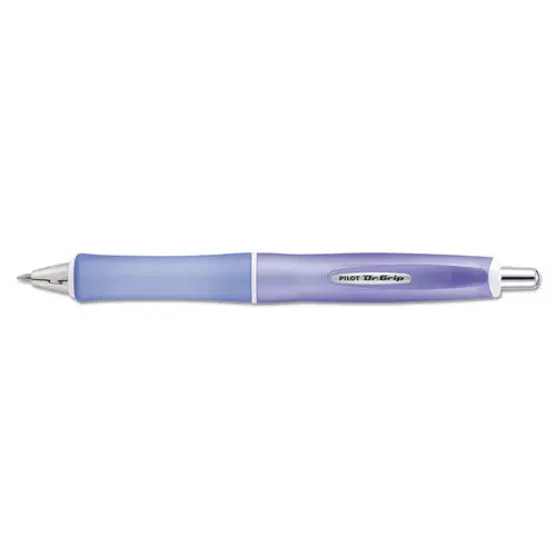 Dr. Grip Frosted Retractable Ballpoint Pen, 1Mm, Black Ink, Purple Barrel 1