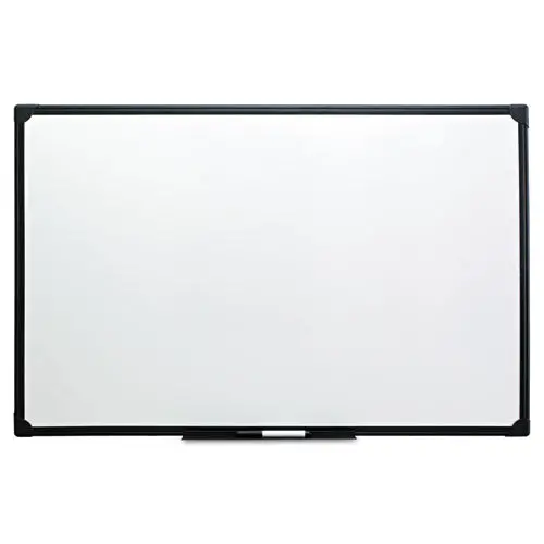 Dry Erase Board, Melamine, 48 X 36, Black Frame 1