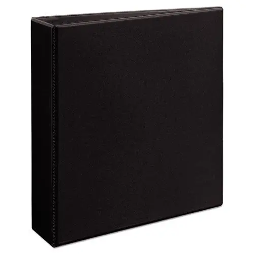 Durable View Binder With Durahinge And Ezd Rings, 3 Rings, 2" Capacity, 11 X 8.5, Black, (9500) 1