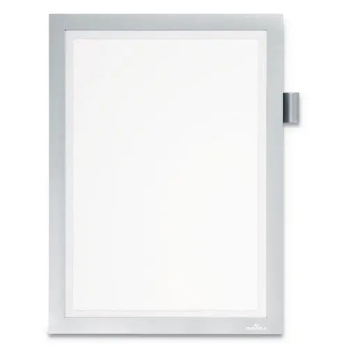 Duraframe Note Sign Holder, 8 1-2" X 11", Silver Frame 1