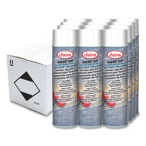 Dust Up Floor Dressing And Dust Mop Treatment, Lemon Scent, 14 Oz Aerosol Spray, Dozen 1