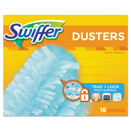 Dusters Refill, Fiber Bristle, Light Blue, 18-Box 1