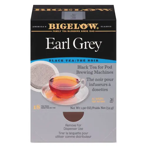 Earl Grey Black Tea Pods, 1.90 Oz, 18-Box 1