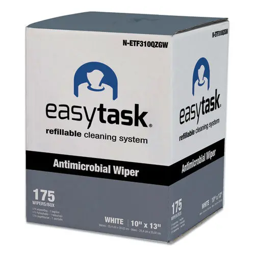 Easy Task F310 Wiper, Quarterfold, 10 X 13, Zipper Bag, 175-Bag 1