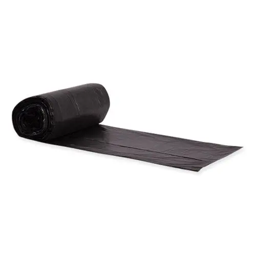 Eco Blend Max Can Liners, 60 Gal, 0.8 Mil, 38" X 58", Black, 20 Bags/Roll, 5 Rolls/Carton 1