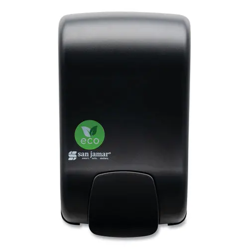 Ecologic Rely Manual Foam Soap And Sanitizer Dispenser, 900 Ml, 5,5 X 4,5 X 9.25, Black 1