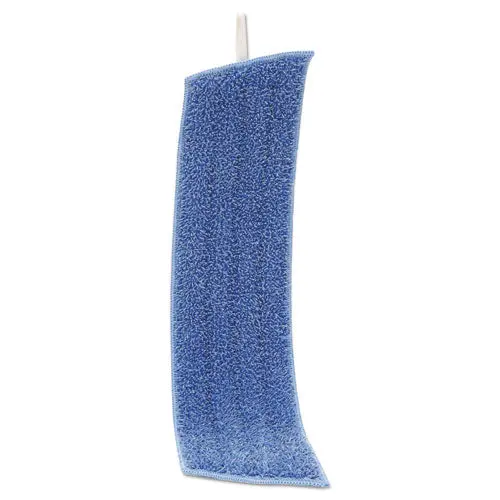 Economy Wet Mopping Pad, Microfiber, 18", Blue 1