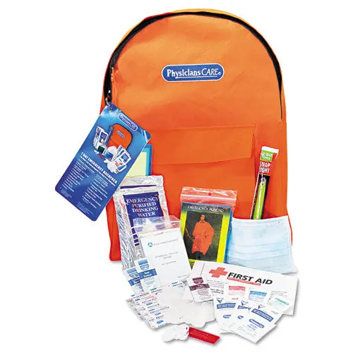 Emergency Preparedness First Aid Backpack, 43 Pieces-Kit 1