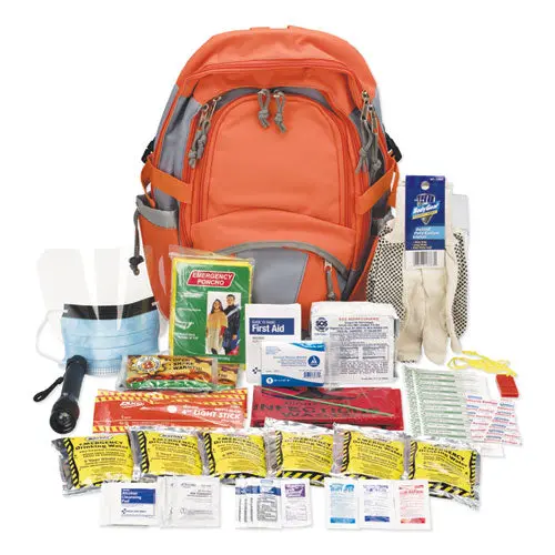 Emergency Preparedness First Aid Backpack, 63 Pieces-Kit 1