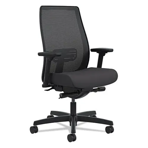 Endorse Mesh Mid-Back Work Chair, Supports Up To 300 Lbs., Black Seat-Black Back, Black Base 1