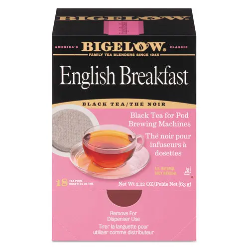English Breakfast Tea Pods, 1.90 Oz, 18-Box 1