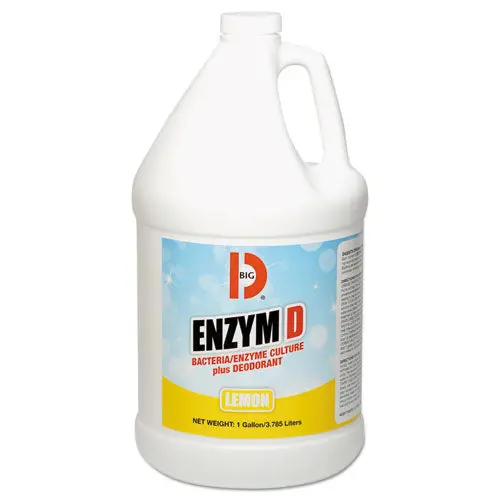 Enzym D Digester Liquid Deodorant, Lemon, 1 Gal, 4-Carton 1