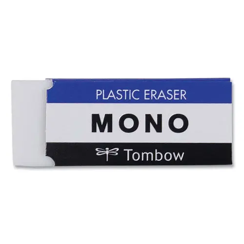 Eraser, For Pencil Marks, Rectangular Block, Small, White 1