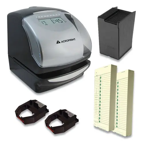 Es900 Time Clock Bundle, Black 1
