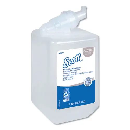 Essential Alcohol-Free Foam Hand Sanitizer, 1,000 Ml, Clear, 6-Carton 1