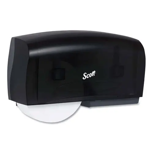 Essential Coreless Twin Jumbo Roll Tissue Dispenser, 20 X 6 X 11, Black 1