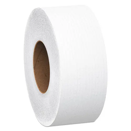 Essential Jrt Jumbo Roll Bathroom Tissue, Septic Safe, 1-Ply, White, 2000 Ft, 12 Rolls-Carton 1