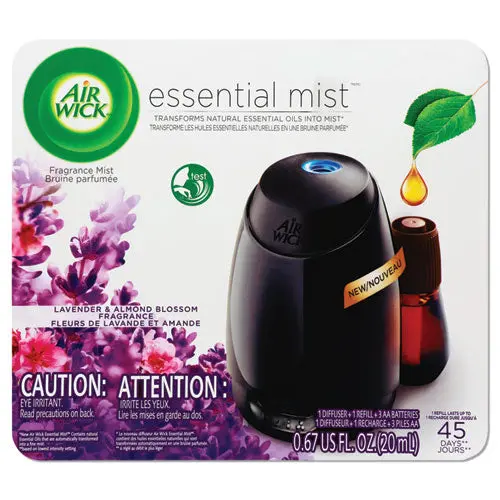 Essential Mist Starter Kit, Lavender And Almond Blossom, 0.67 Oz 1