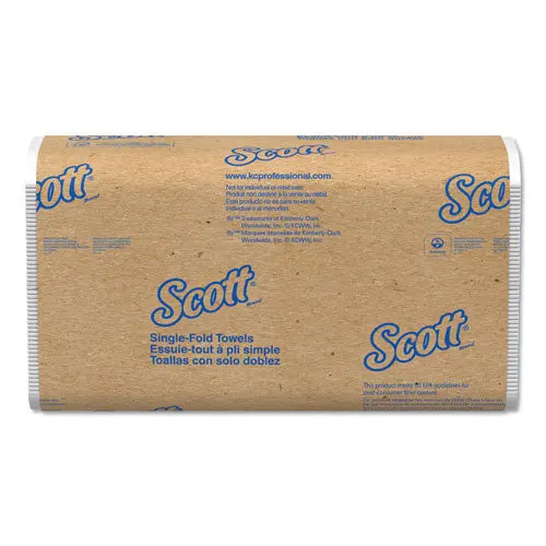 Essential Single-Fold Towels, Absorbency Pockets, 9.3 X 10.5, 250-Pk, 16 Pk-Ct 1
