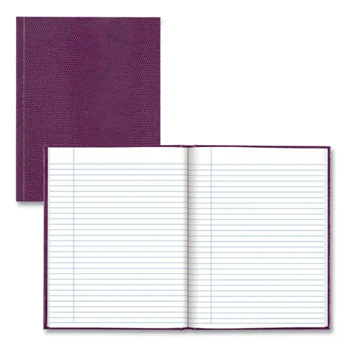 Executive Notebook, 1-Subject, Medium/College Rule, Grape Cover, (72) 9.25 X 7.25 Sheets 1