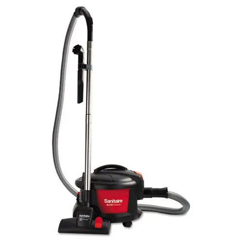 Extend Top-Hat Canister Vacuum, 9 Amp, 11" Cleaning Path, Red-Black 1