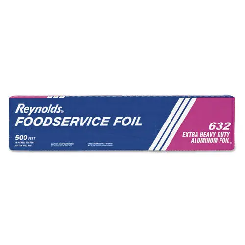 Extra Heavy-Duty Aluminum Foil Roll, 18" X 500 Ft, Silver 1