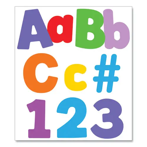 Ez Letter Combo Packs, Color Splash Assortment, 4"H, 219 Characters 1