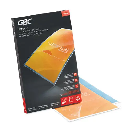 Ezuse Thermal Laminating Pouches, 5 Mil, 11.5" X 17.5", Gloss Clear, 100-Box 1