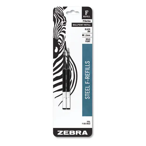 F-Refill, Bold Point, Black Ink, 2-Pack 1