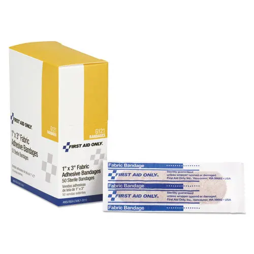 Fabric Bandages, 1" X 3", 50-Box 1