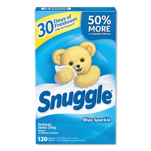 Fabric Softener Sheets, Fresh Scent, 120 Sheets-Box, 6 Boxes-Carton 1