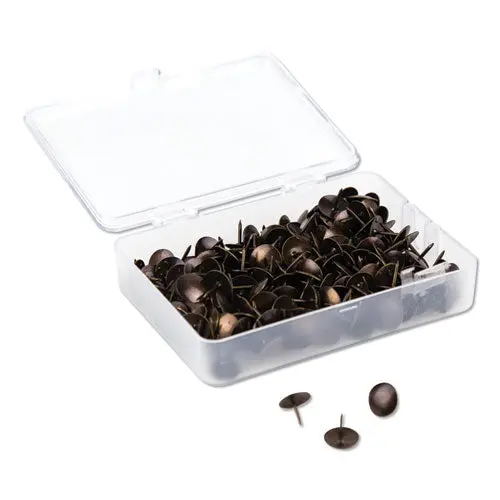 Fashion Metal Thumbtacks, Metal, Brass, 3-8", 200-Pack 1