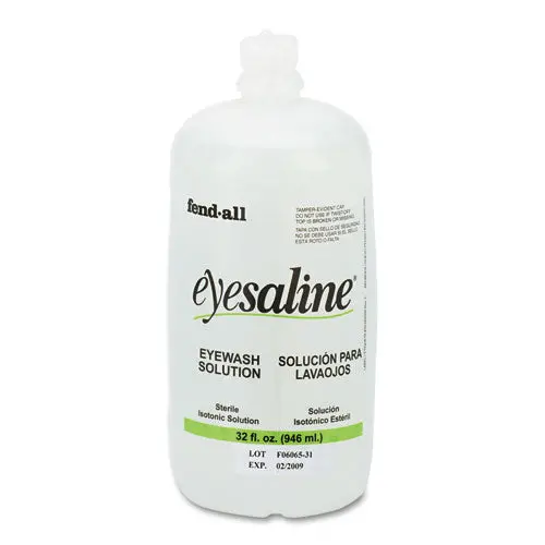 Fendall Eyesaline Eyewash Saline Solution Bottle Refill, 32 Oz 1