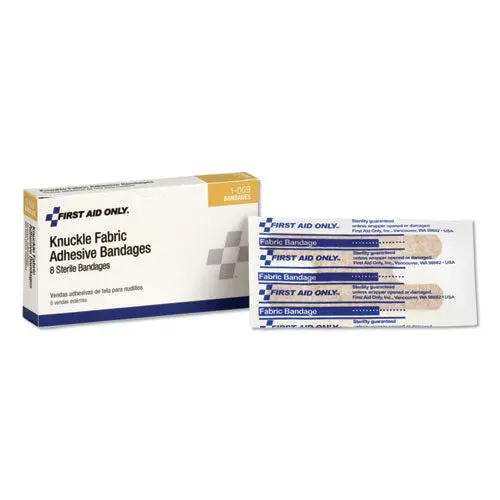 First Aid Fabric Knuckle Bandages, 8-Box 1