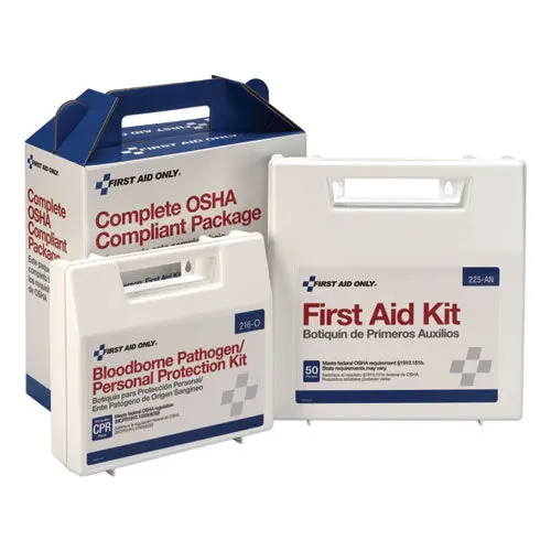 First Aid Kit For 50 People, 229-Pieces, Ansi-Osha Compliant, Plastic Case 1