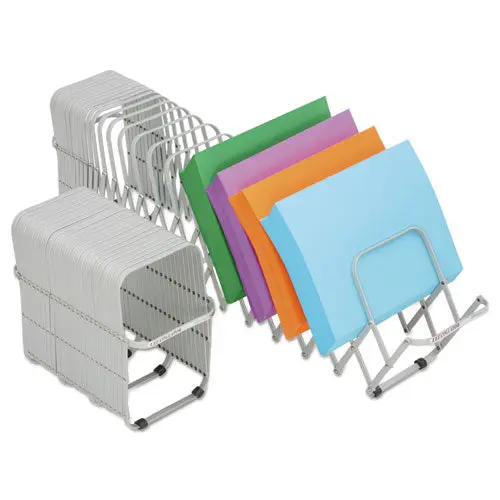 Flexifile Expandable Collator To Organizer, 24 Sections, Letter To Legal Size Files, 6.5" X 10.25" X 10.5", Silver 1
