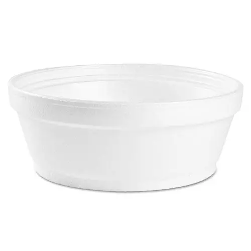 Foam Container, 8 Oz, White, Squat, 500-Carton 1