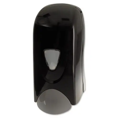 Foam-Eeze Bulk Foam Soap Dispenser With Refillable Bottle, 1000 Ml, 4.88" X 4.75" X 11", Black-Gray 1
